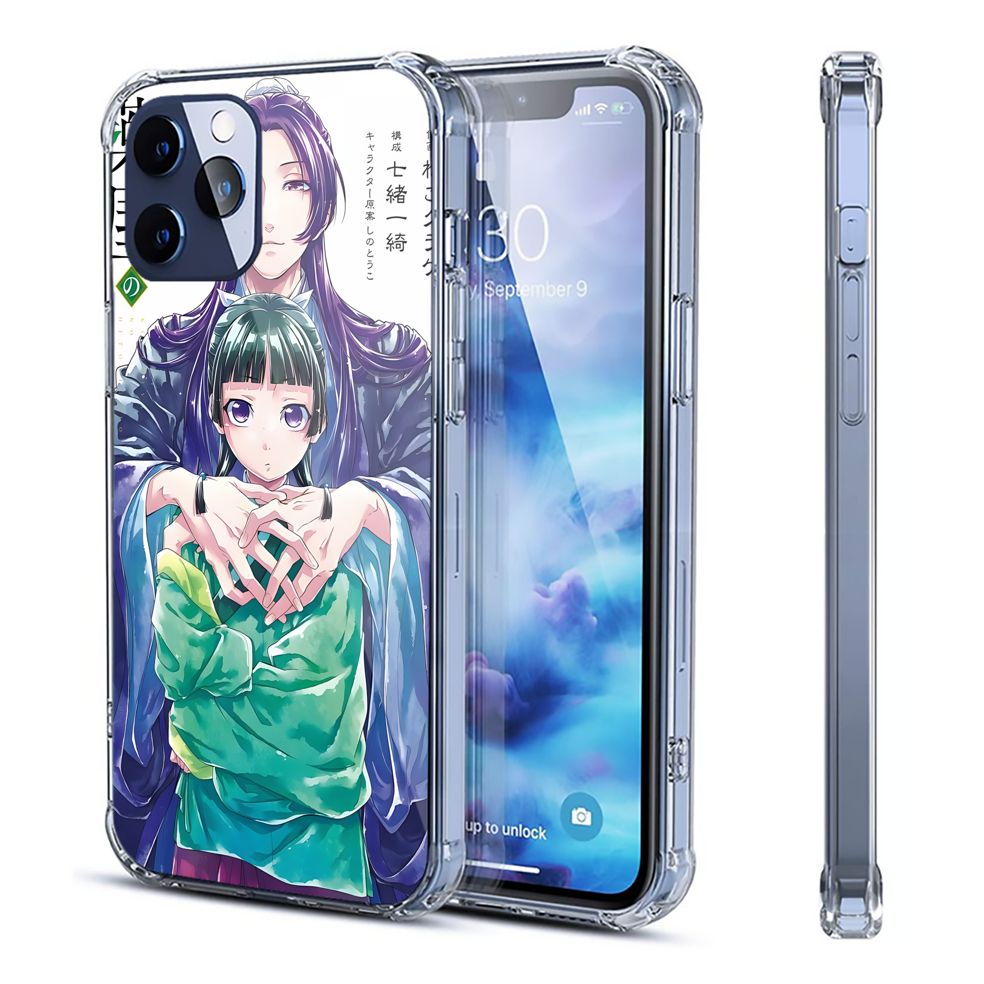 （画像用） 薬屋のひとりごと The Apothecary Diaries 【iPhone 12シリーズ対応】透明スマホケース（クリアソフトケース）